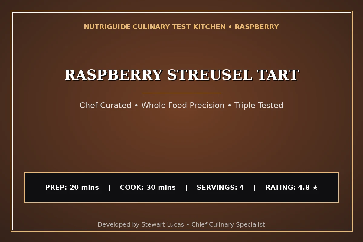 Raspberry Streusel Tart
