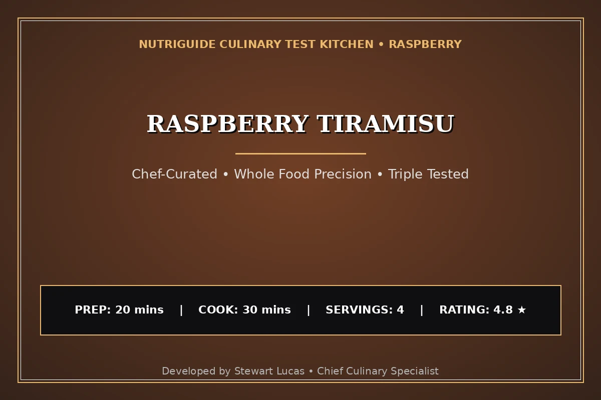 Raspberry Tiramisu