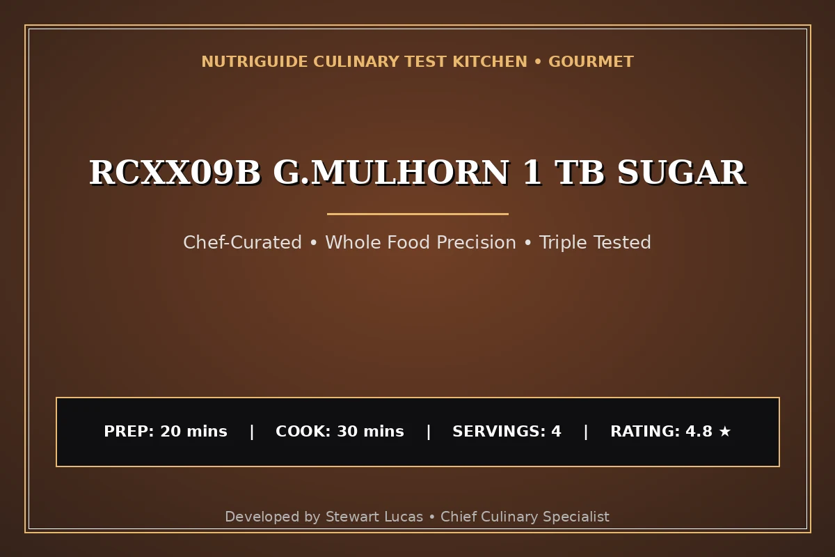 Rcxx09B G.Mulhorn 1 Tb Sugar