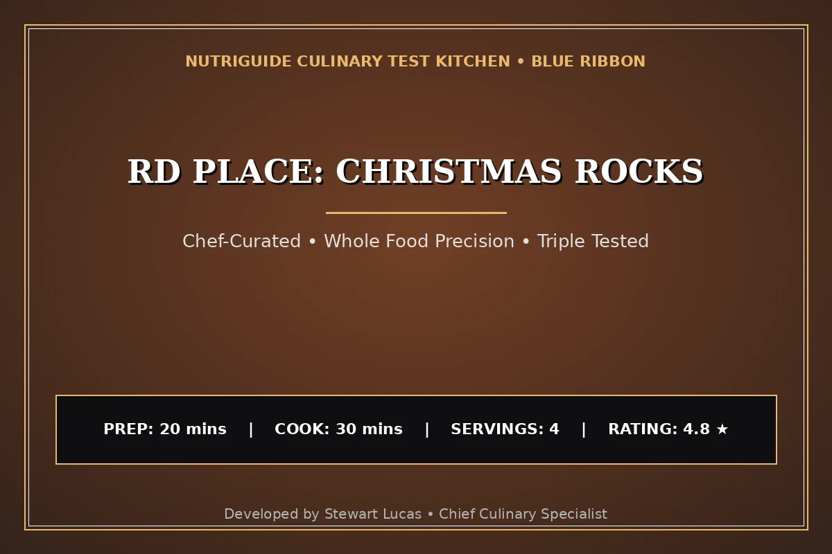 Rd Place: Christmas Rocks