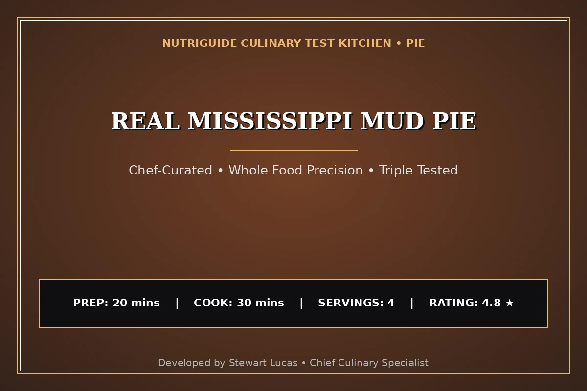 Real Mississippi Mud Pie