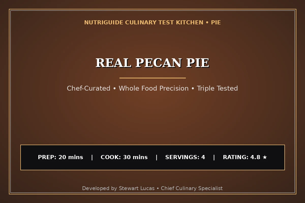Real Pecan Pie