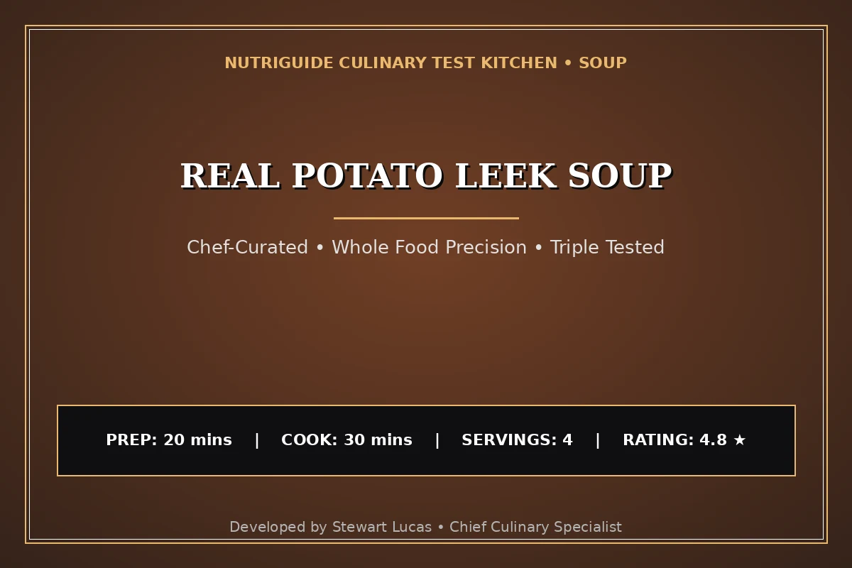 Real Potato Leek Soup