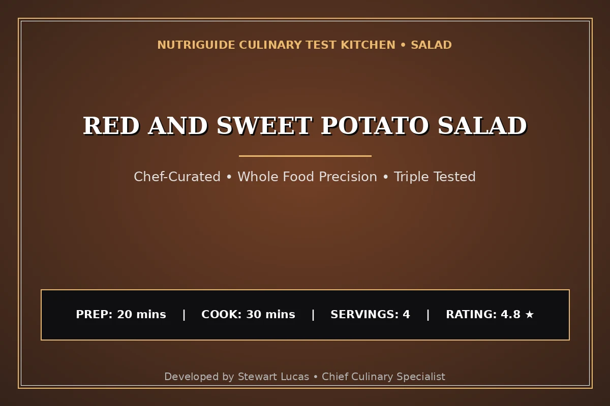 Red And Sweet Potato Salad