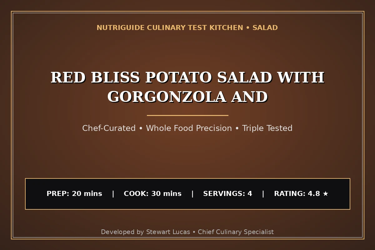 Red Bliss Potato Salad With Gorgonzola And
