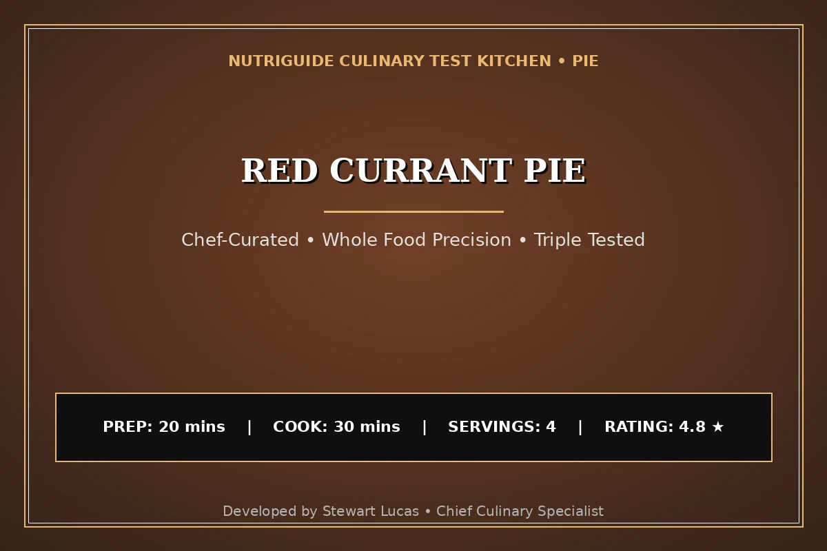 Red Currant Pie