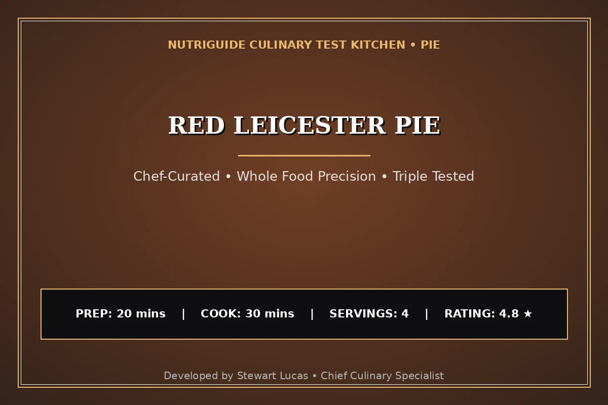 Red Leicester Pie