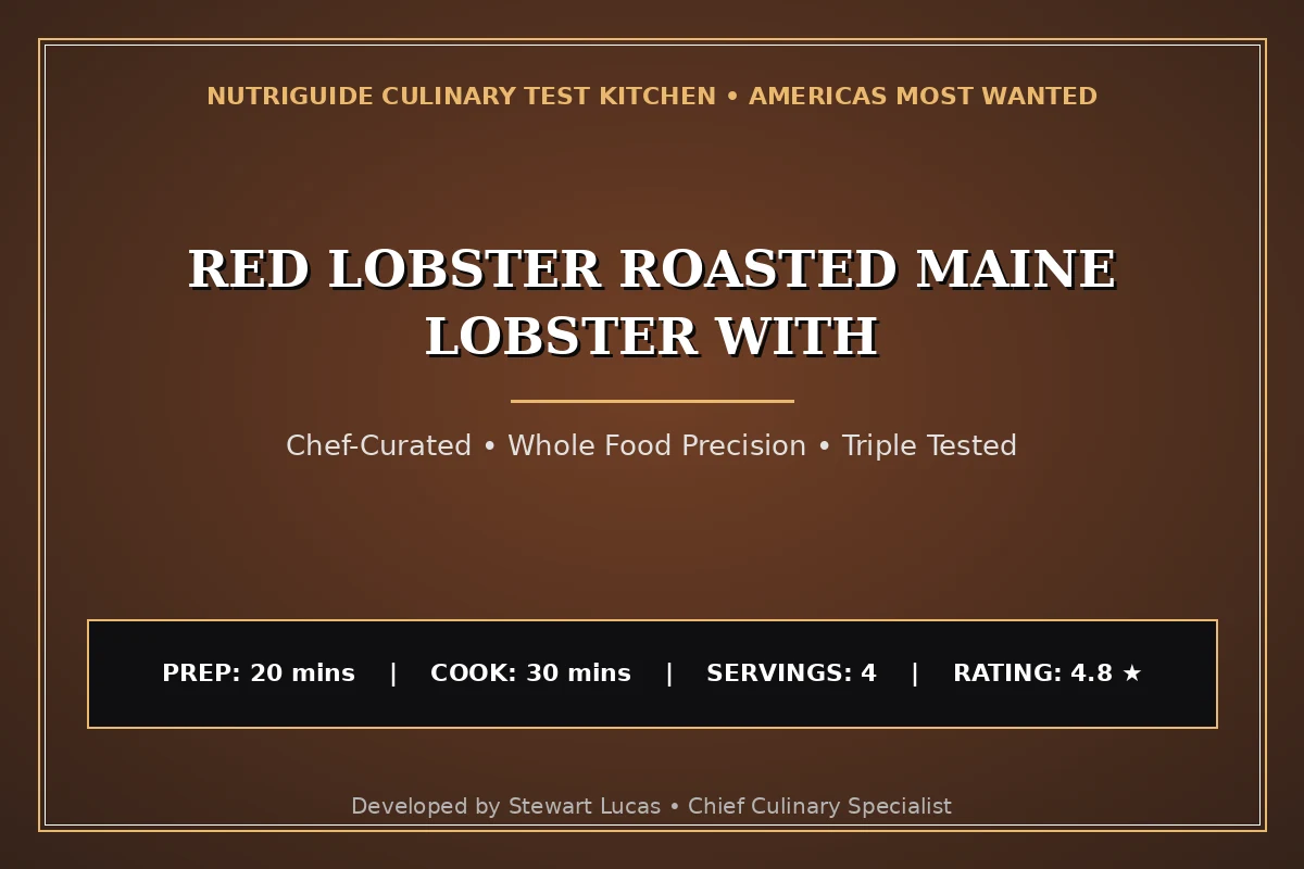 Red Lobster Roasted Maine Lobster With