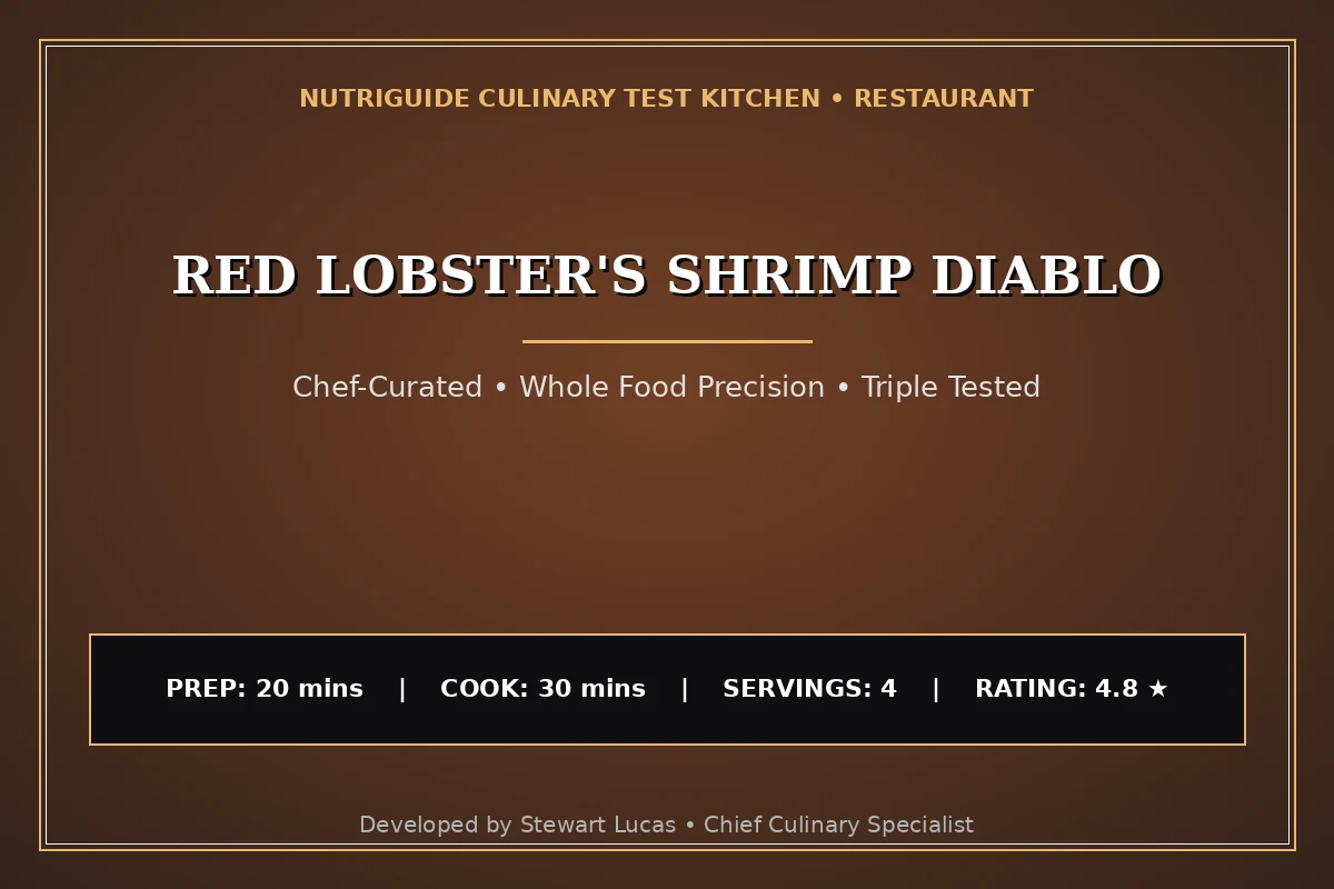 Red Lobster'S Shrimp Diablo