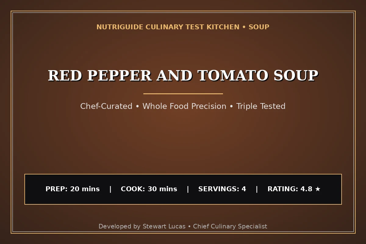 Red Pepper And Tomato Soup