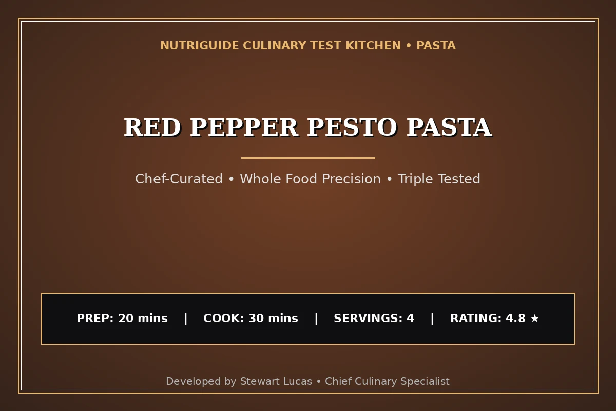 Red Pepper Pesto Pasta