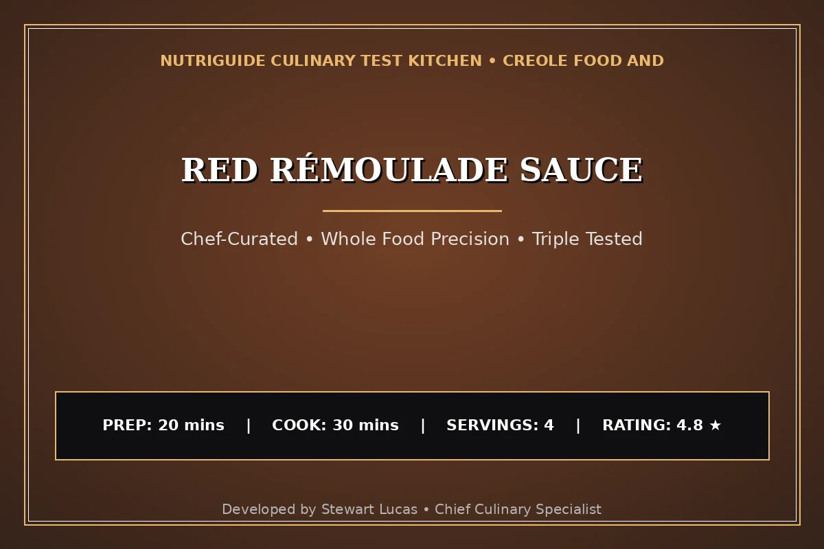 Red Rémoulade Sauce
