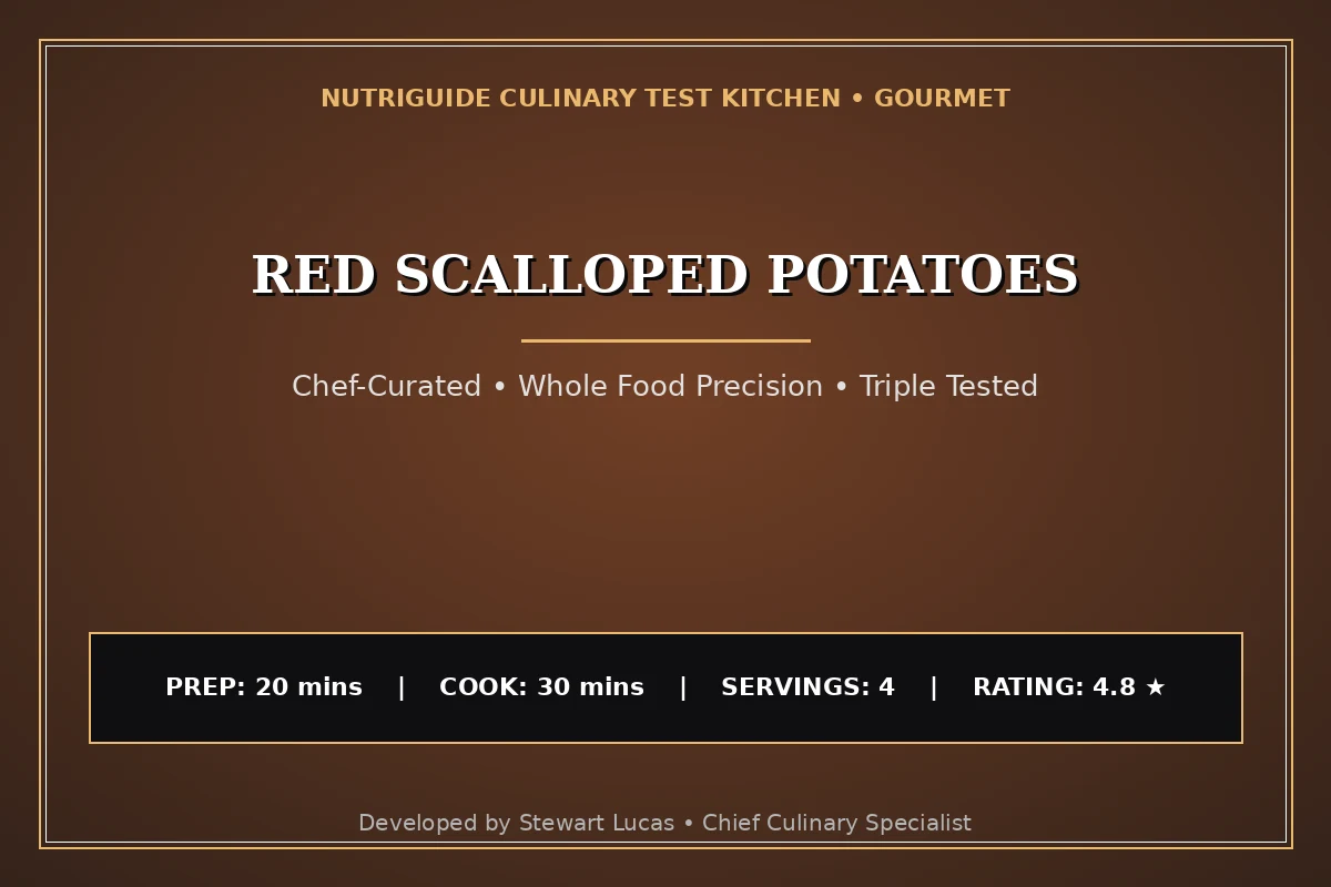 Red Scalloped Potatoes