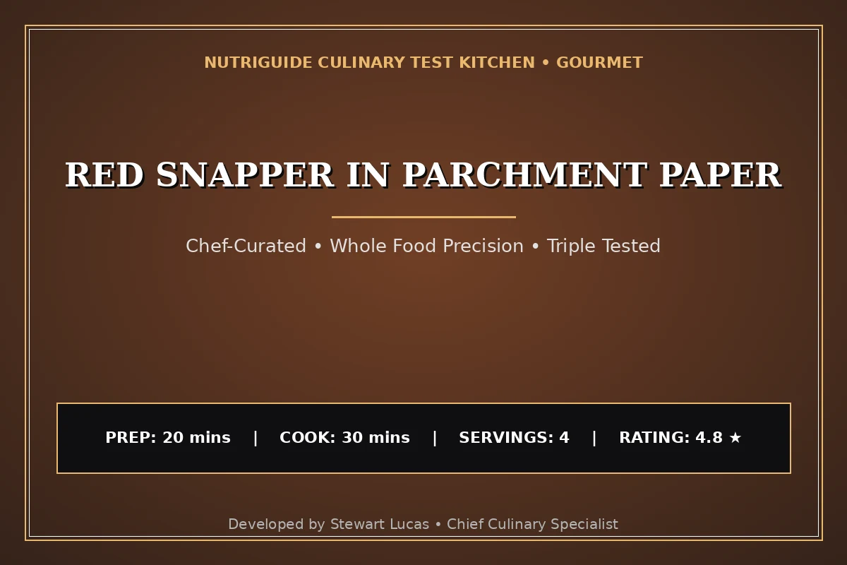 Red Snapper In Parchment Paper