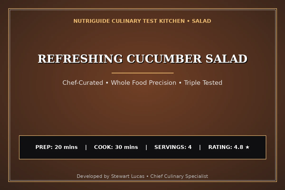 Refreshing Cucumber Salad