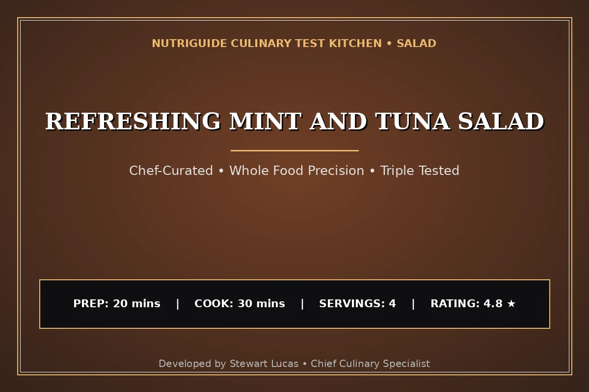 Refreshing Mint And Tuna Salad