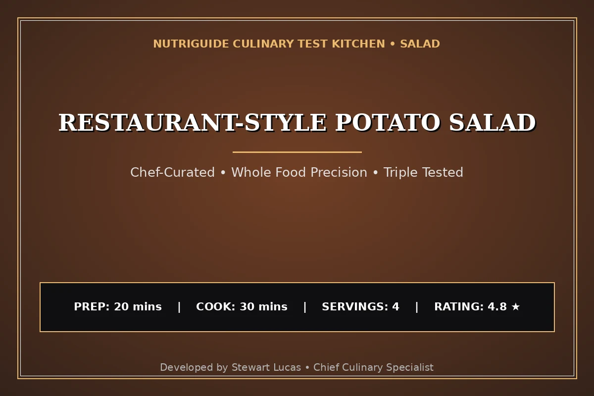 Restaurant-Style Potato Salad