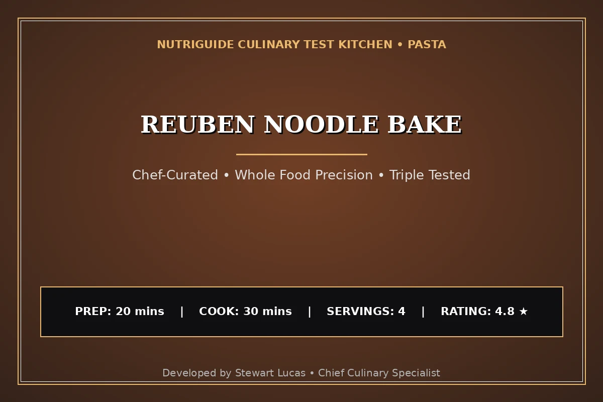 Reuben Noodle Bake