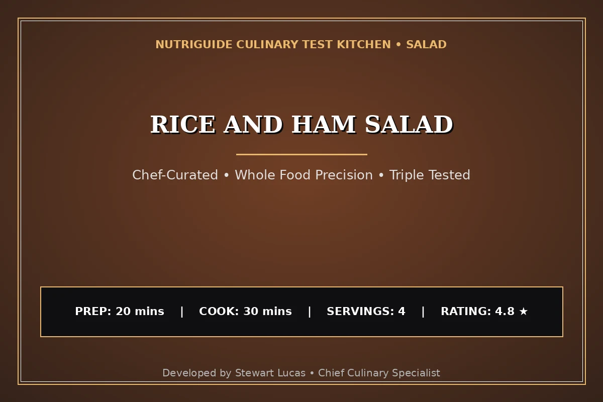 Rice And Ham Salad