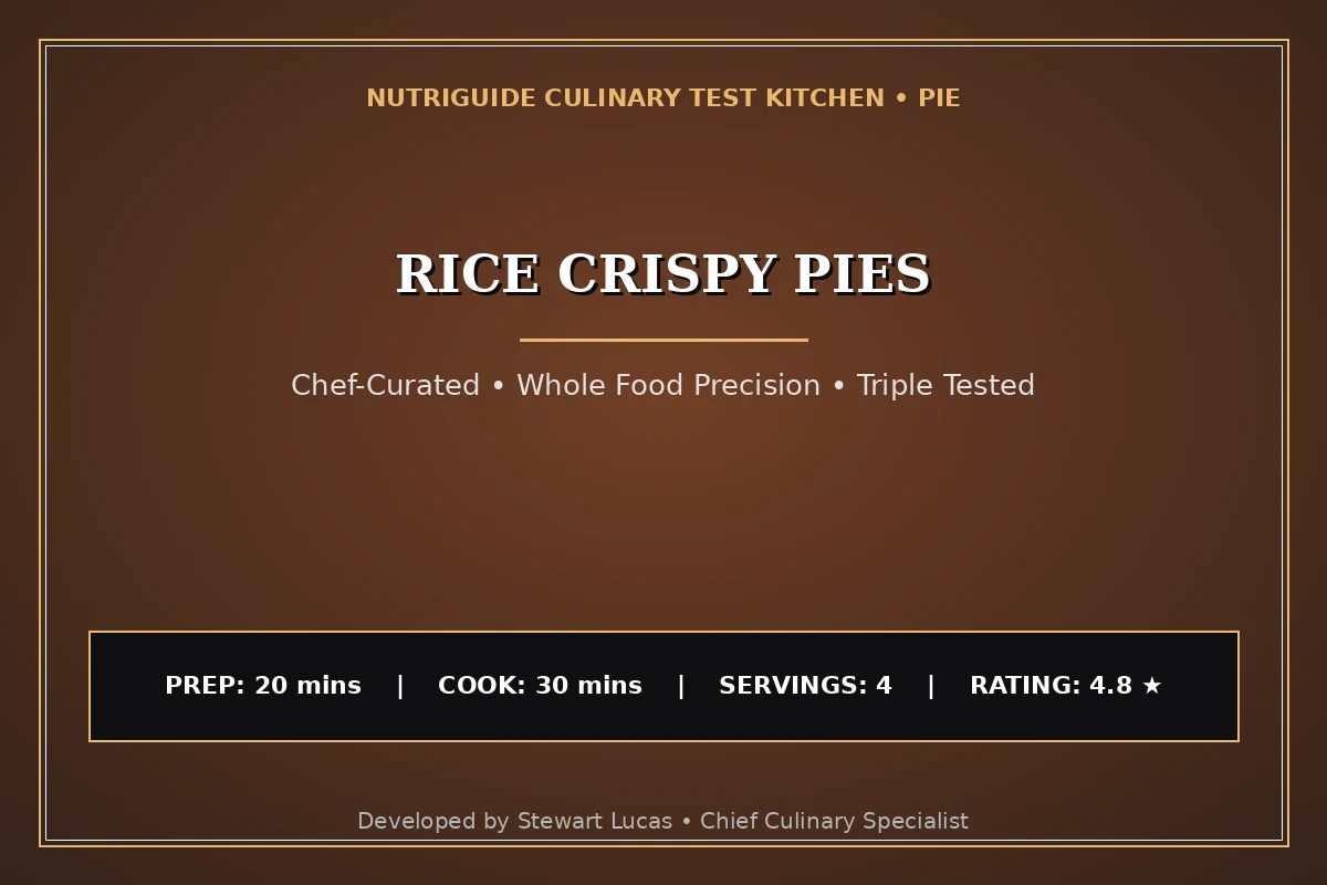 Rice Crispy Pies
