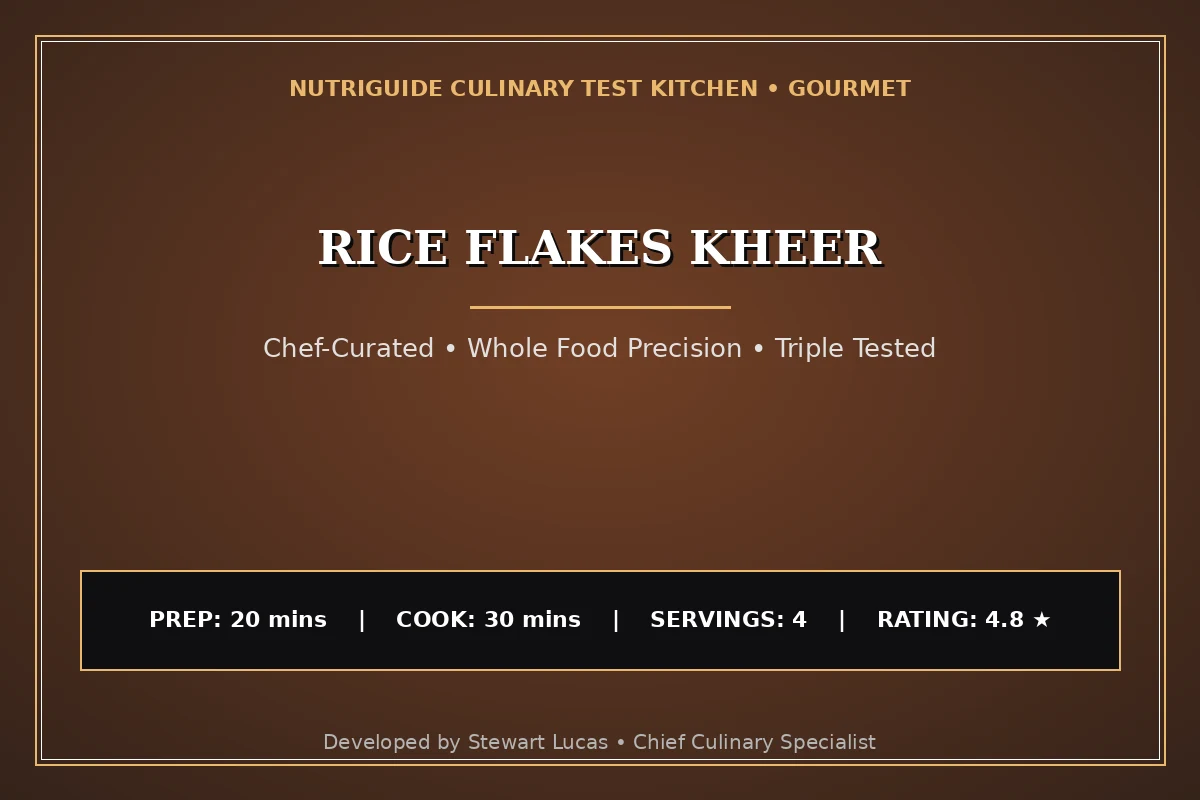 Rice Flakes Kheer