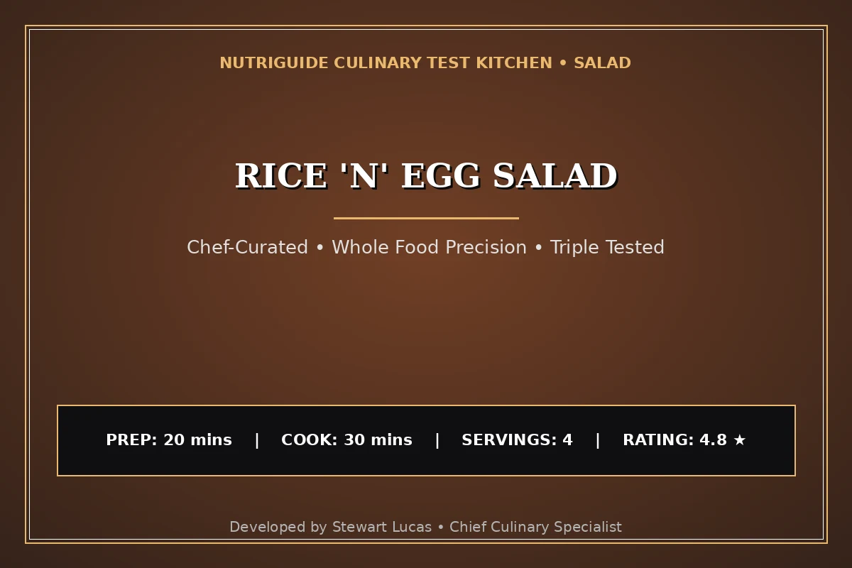 Rice 'N' Egg Salad