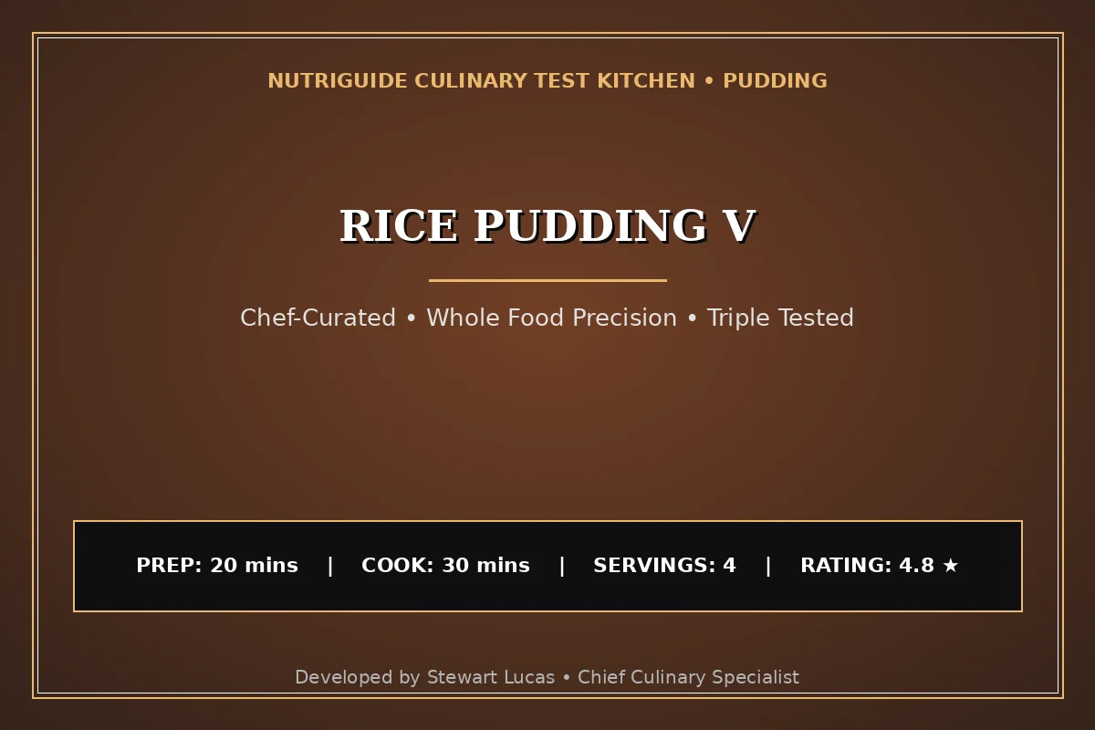 Rice Pudding V