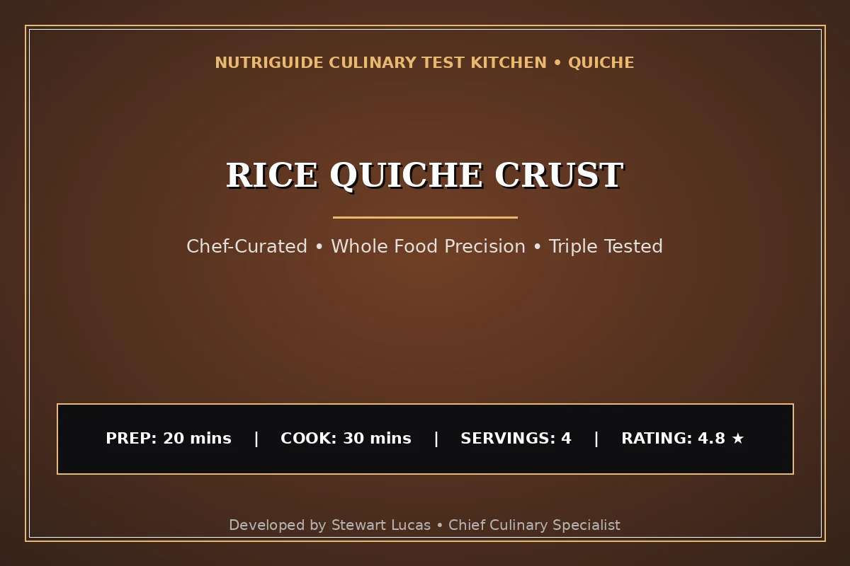 Rice Quiche Crust
