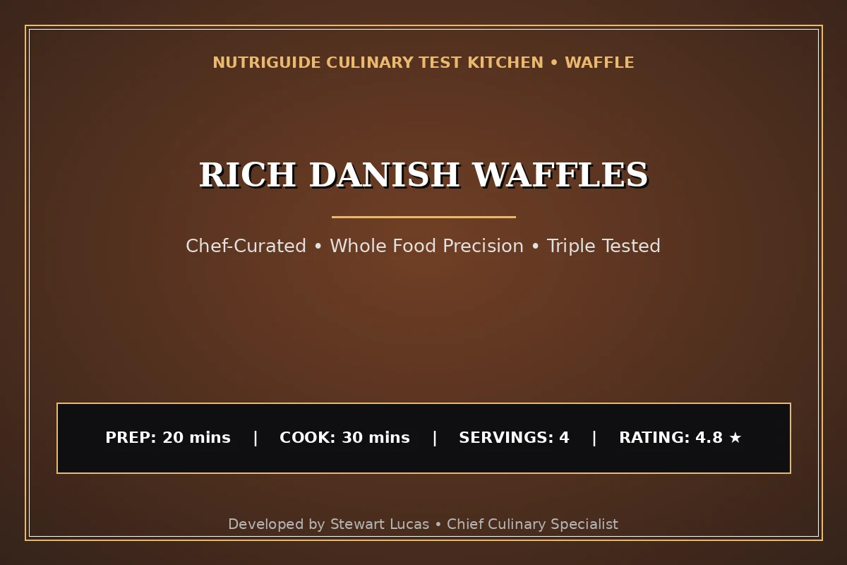 Rich Danish Waffles