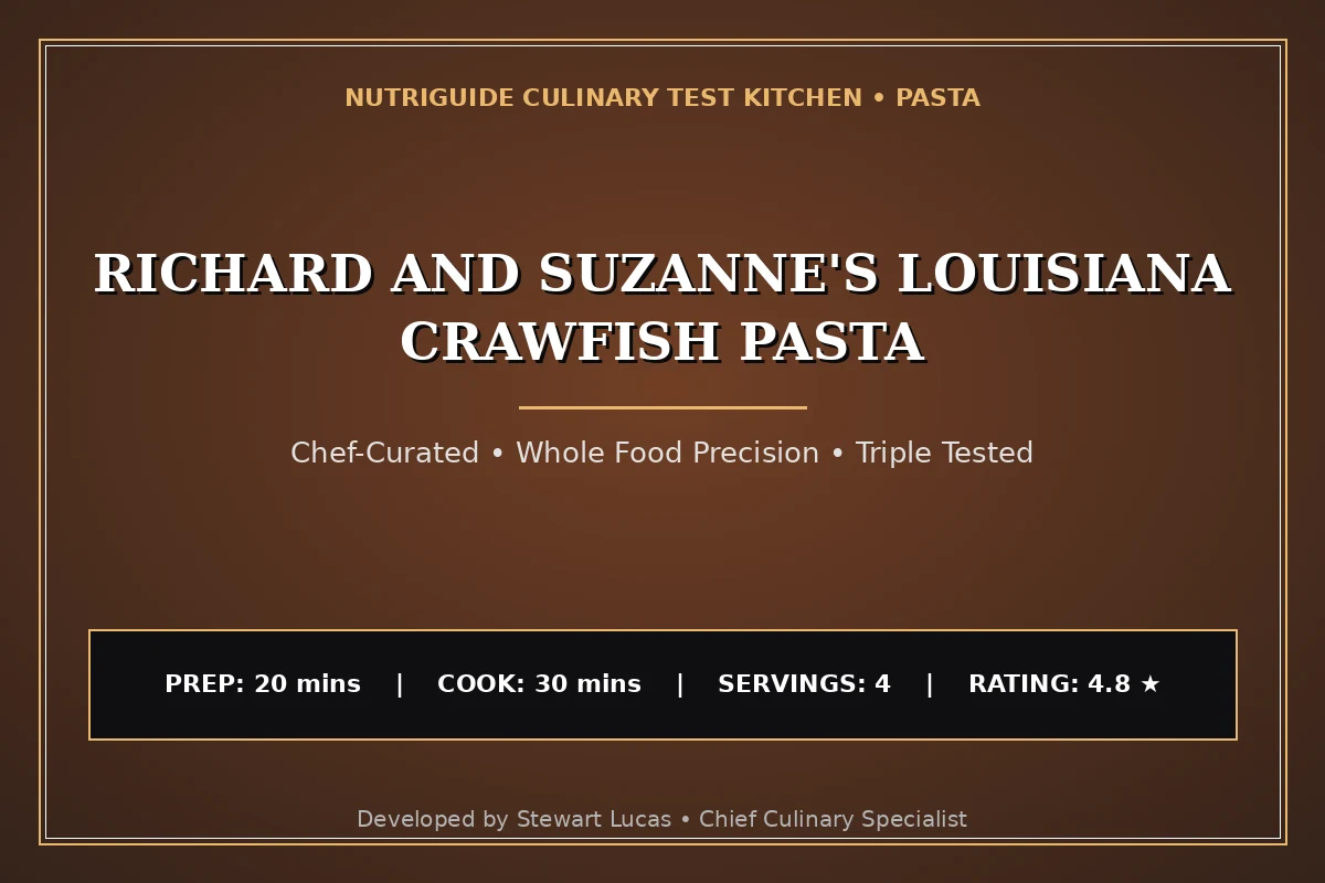 Richard And Suzanne'S Louisiana Crawfish Pasta