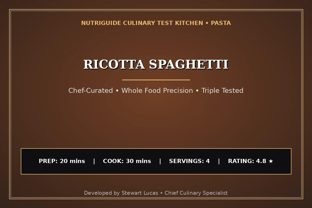 Ricotta Spaghetti