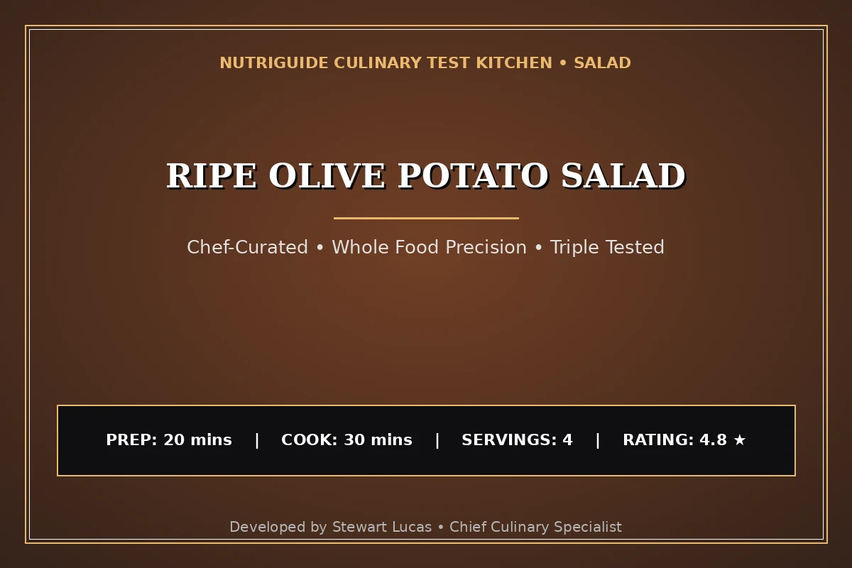 Ripe Olive Potato Salad