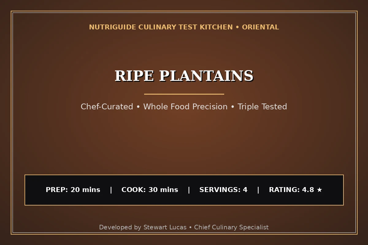 Ripe Plantains