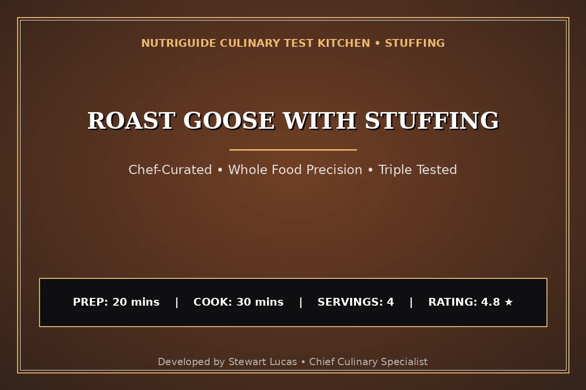 Roast Goose With Stuffing