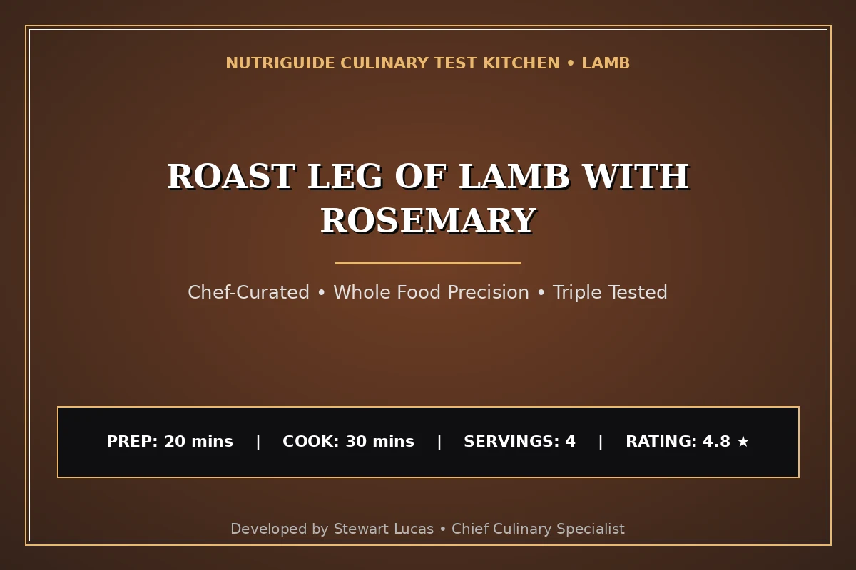 Roast Leg Of Lamb With Rosemary