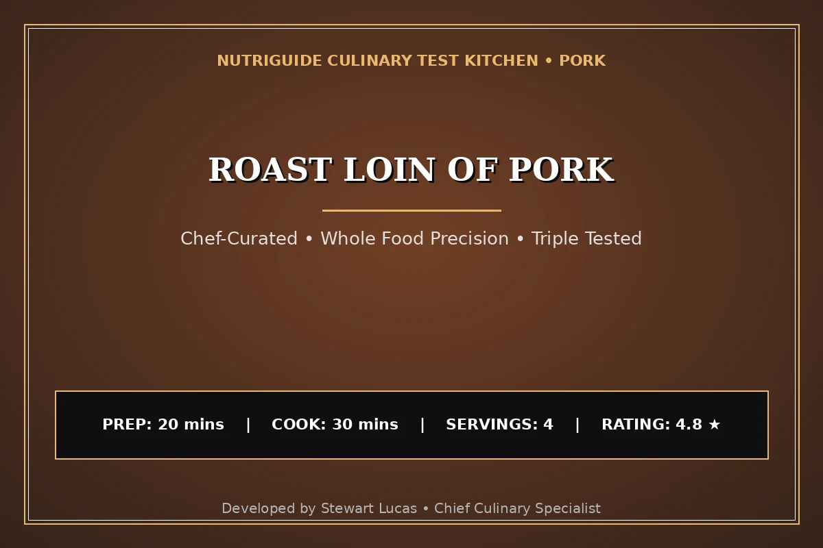 Roast Loin Of Pork