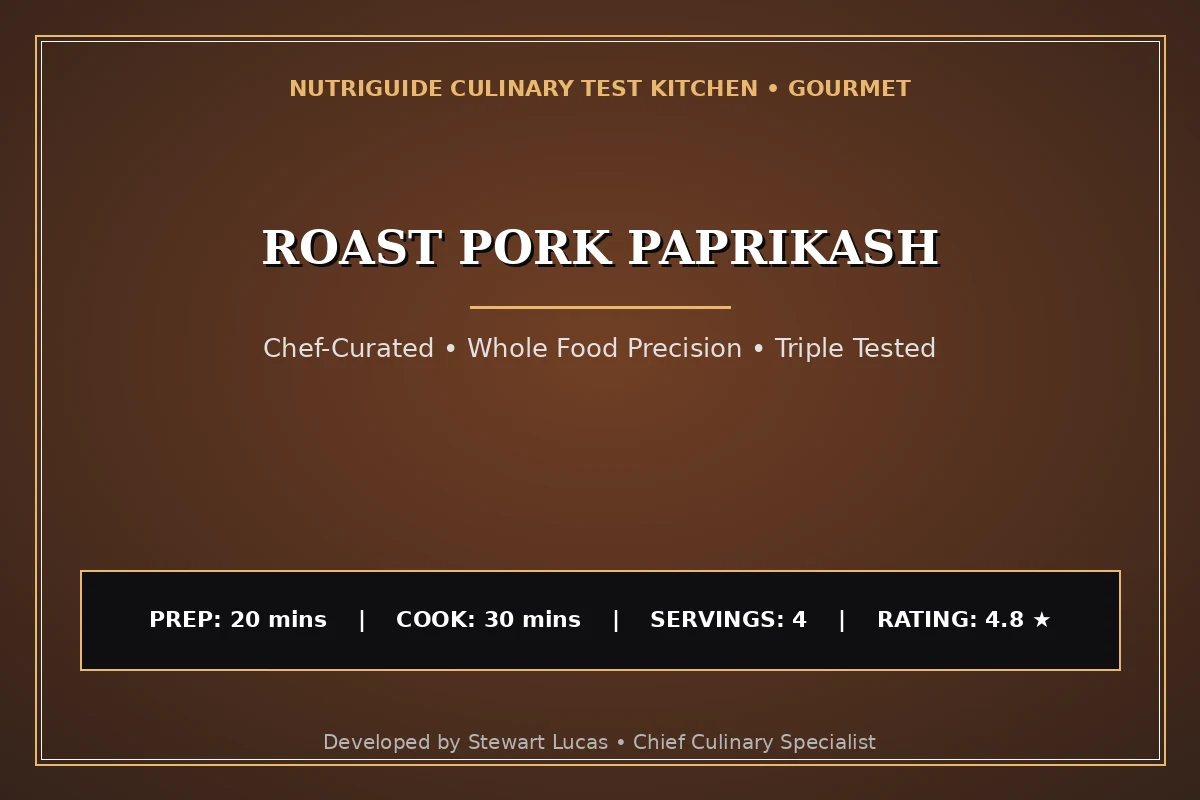 Roast Pork Paprikash