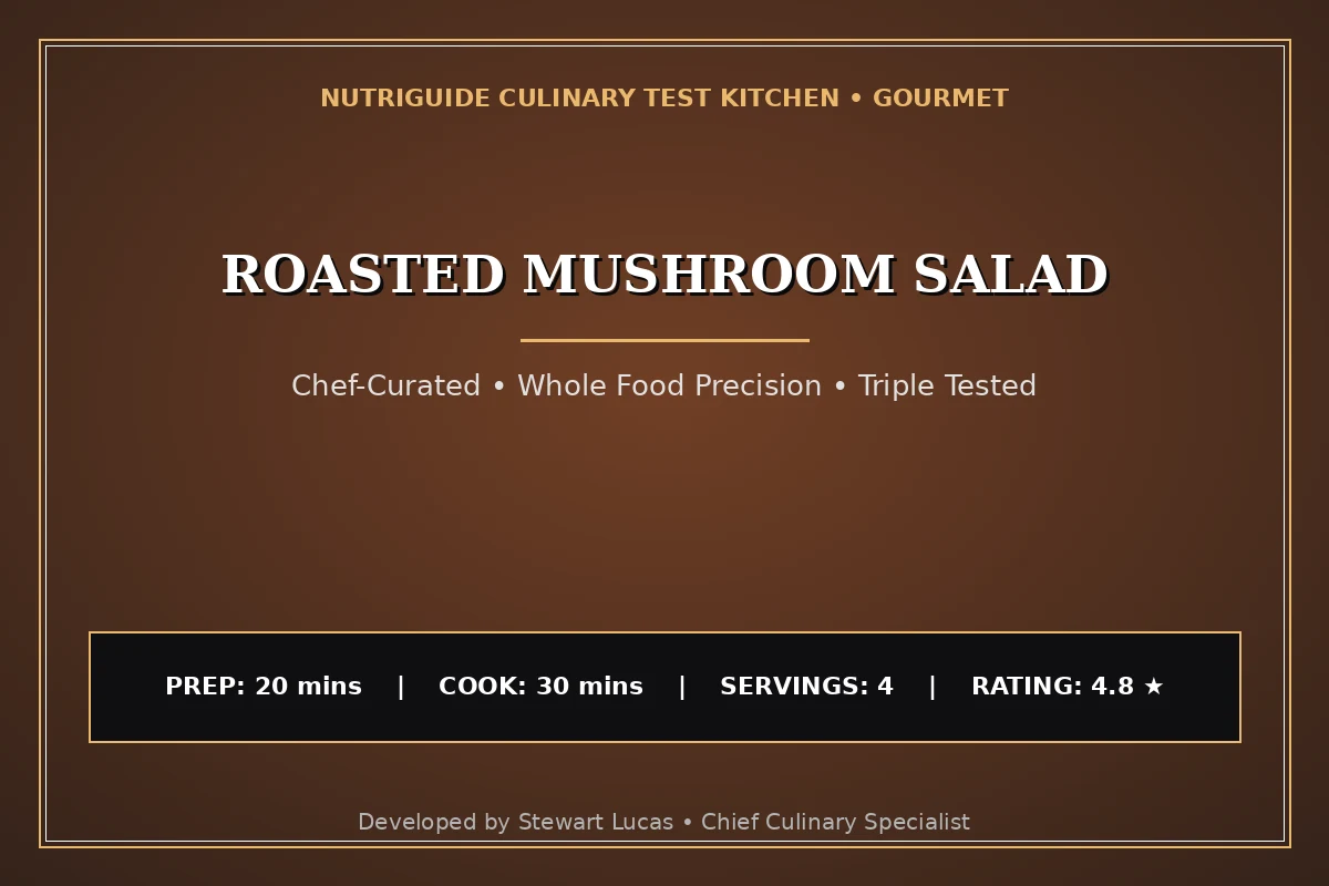 Roasted Mushroom Salad