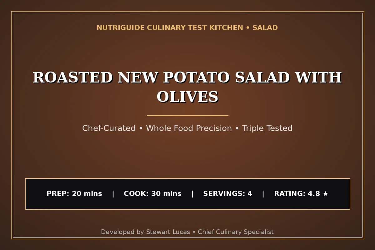 Roasted New Potato Salad With Olives