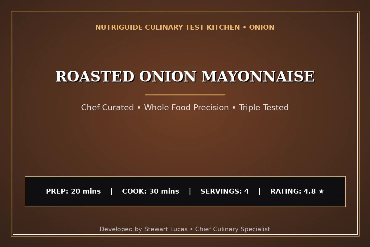 Roasted Onion Mayonnaise