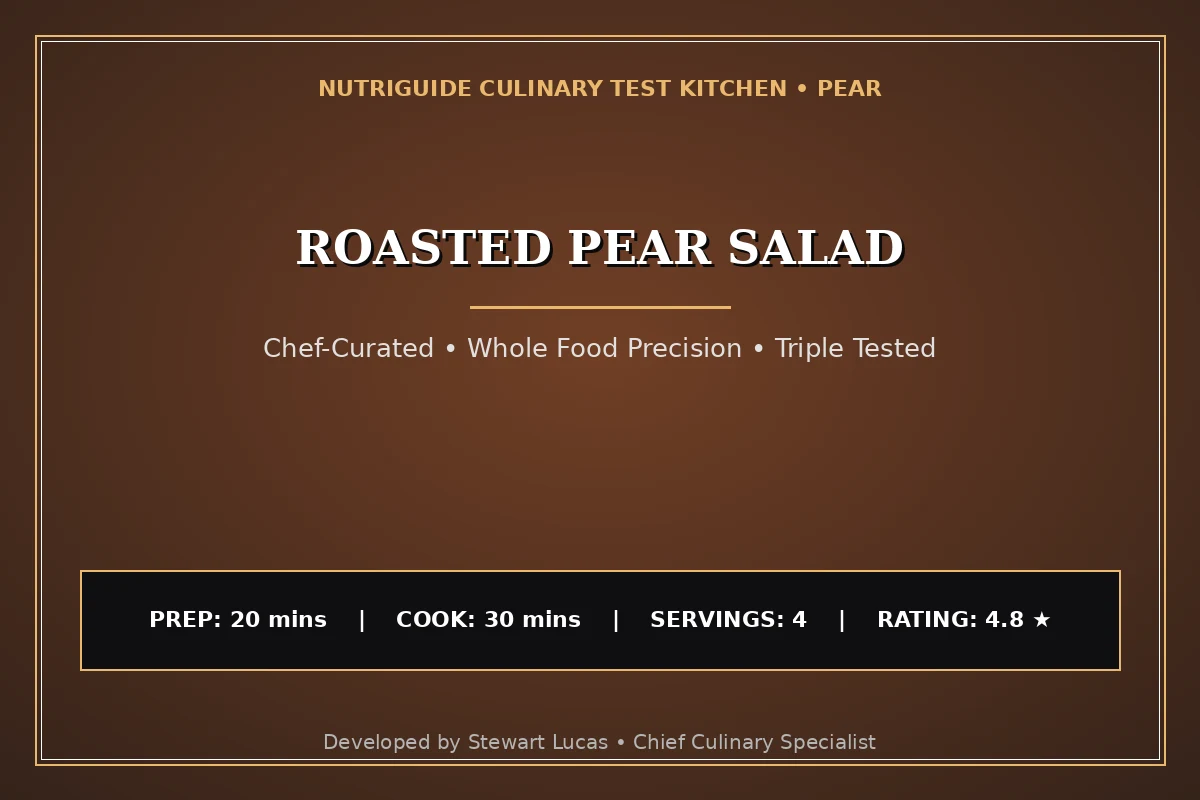 Roasted Pear Salad