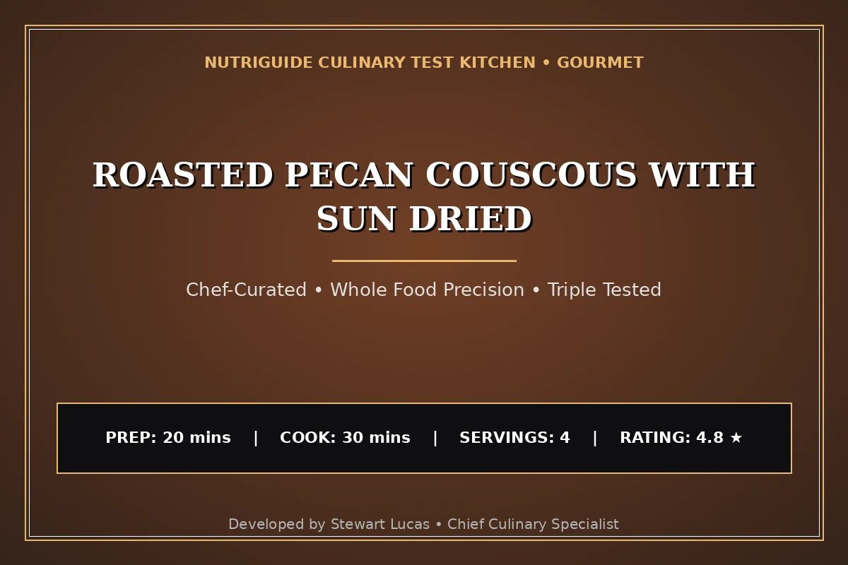 Roasted Pecan Couscous With Sun Dried