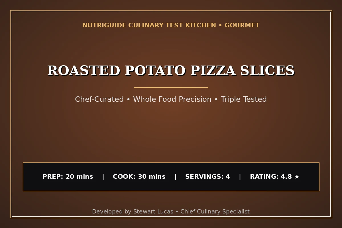 Roasted Potato Pizza Slices