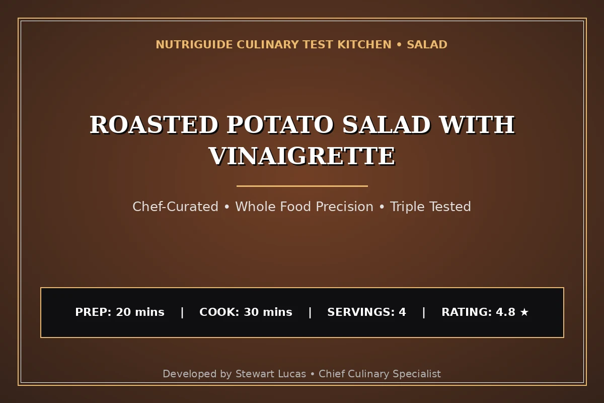 Roasted Potato Salad With Vinaigrette