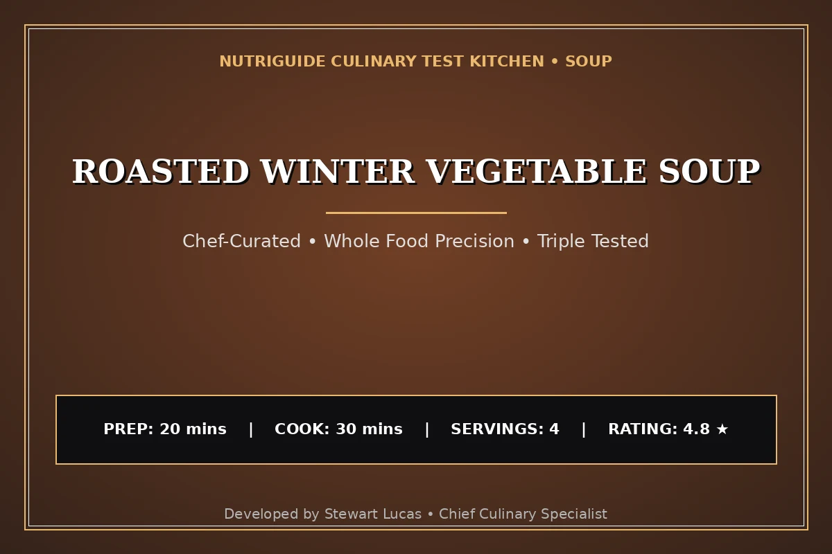 Roasted Winter Vegetable Soup