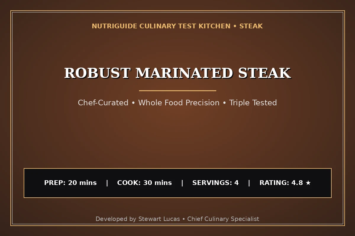 Robust Marinated Steak