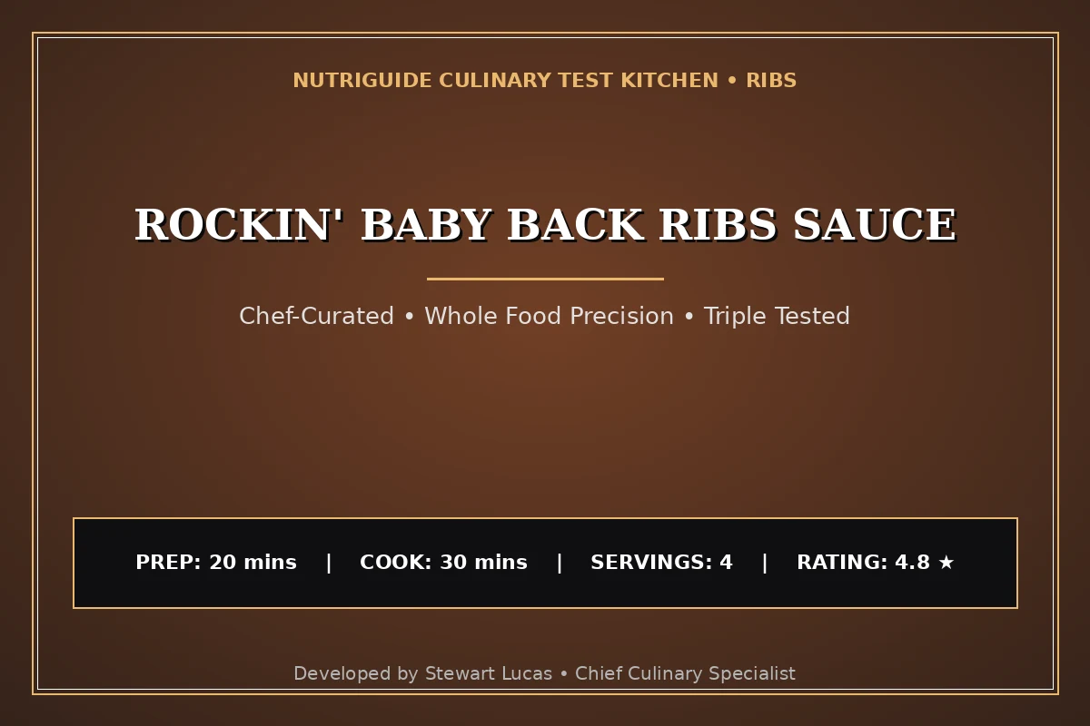 Rockin' Baby Back Ribs Sauce