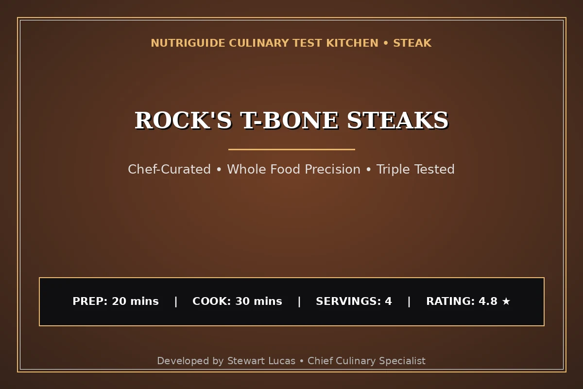 Rock'S T-Bone Steaks