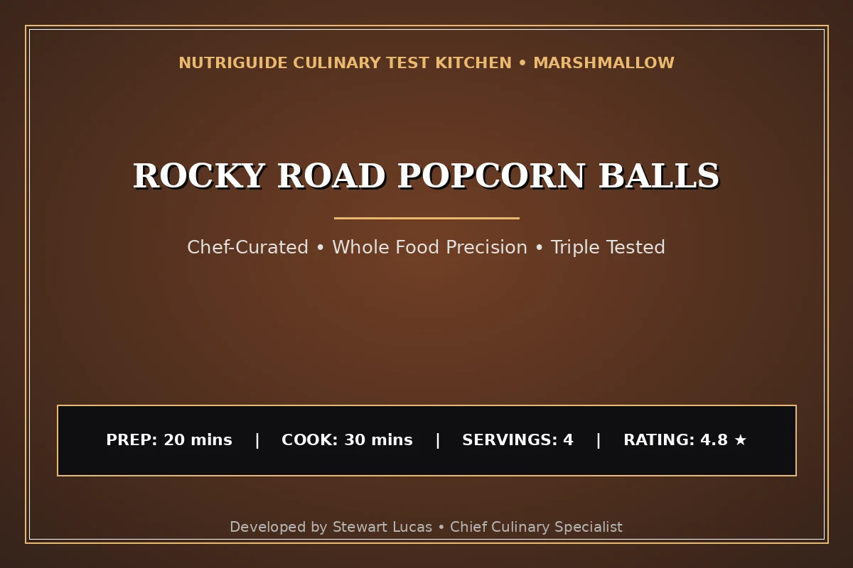 Rocky Road Popcorn Balls