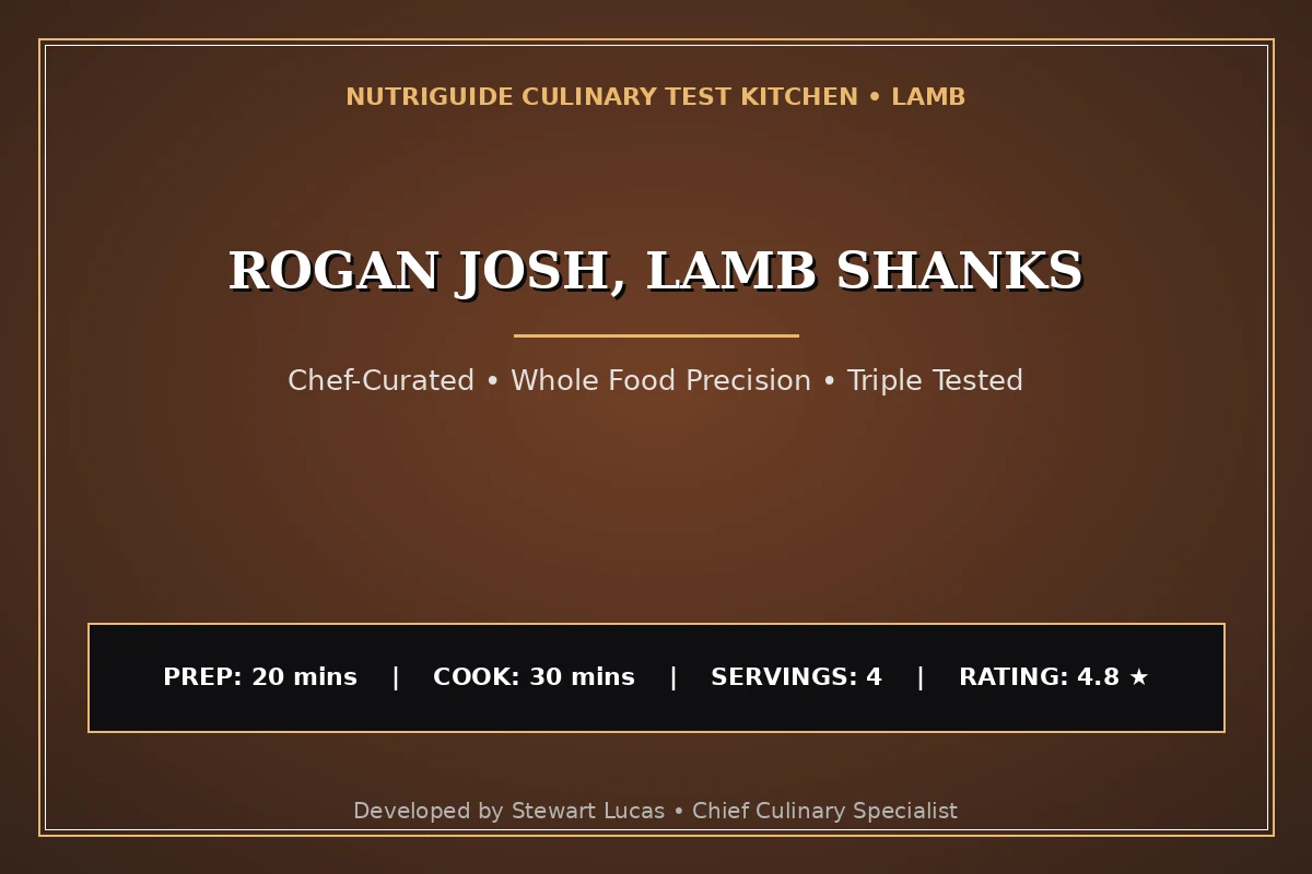 Rogan Josh, Lamb Shanks
